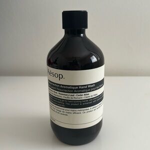 Empty Aesop Resurrection Aromatique Hand Wash Bottle Without Pump